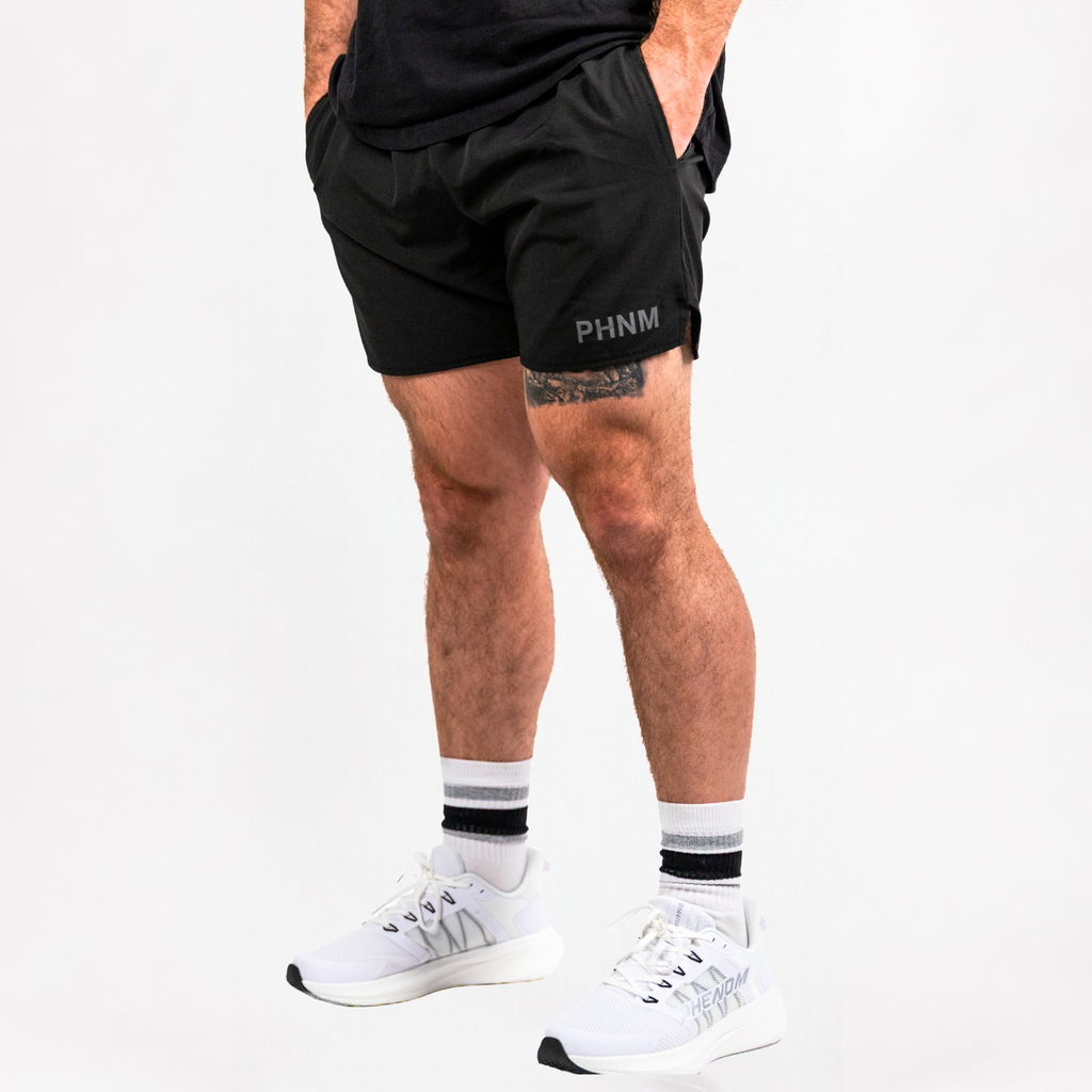 PHNM AirLite Training Shorts- Black / Slate Navy / Military Green