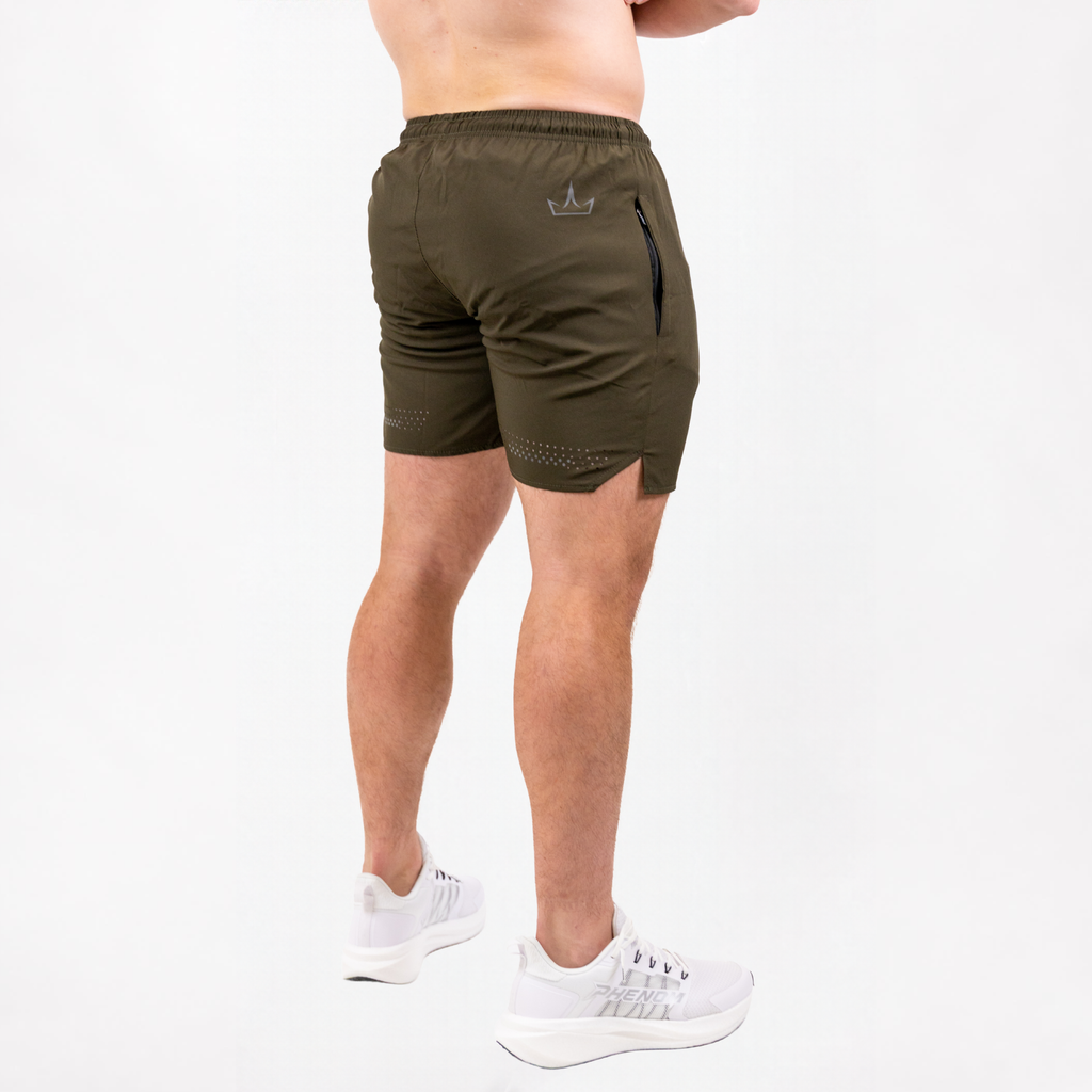 PHNM AirLite Training Shorts- Black / Slate Navy / Military Green