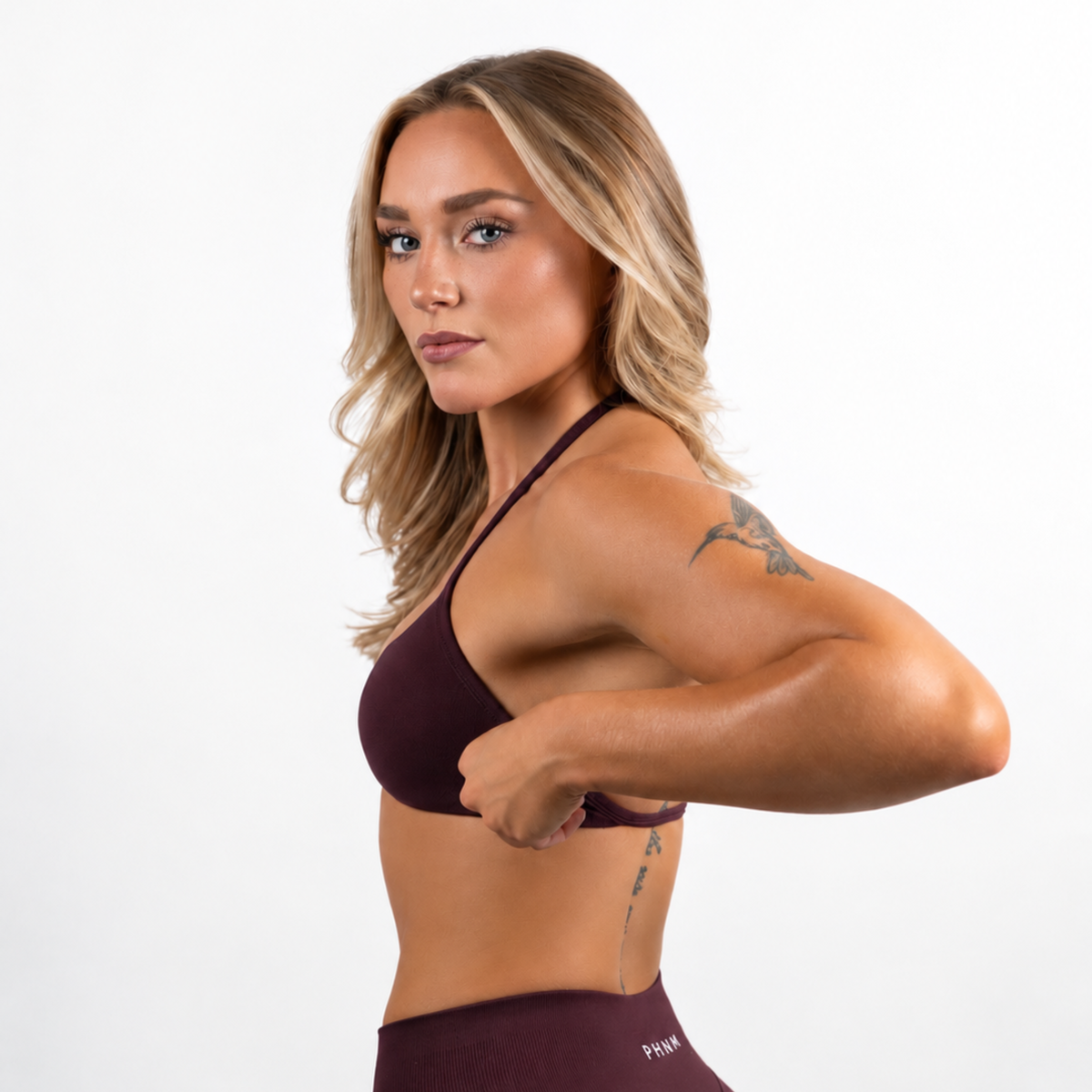 Crown Gems Halter Bra | Deep Amethyst & Royal Sapphire