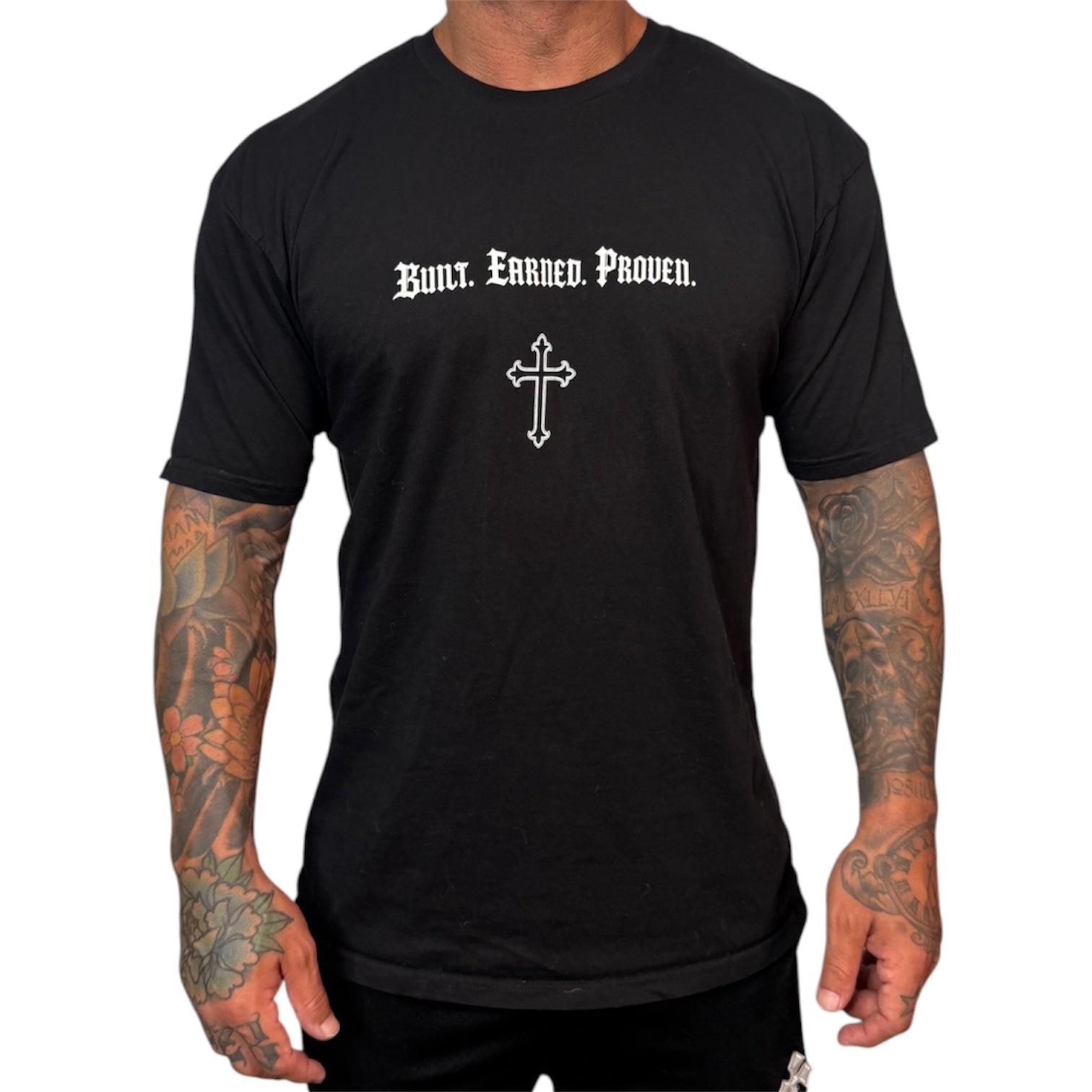 PHNM BEP Gothic Cross Men's Premium Short Sleeve Tee