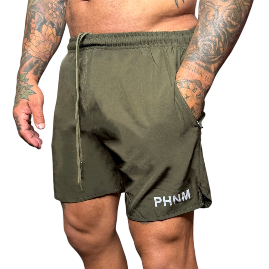 PHNM AirLite Training Shorts - Military Green