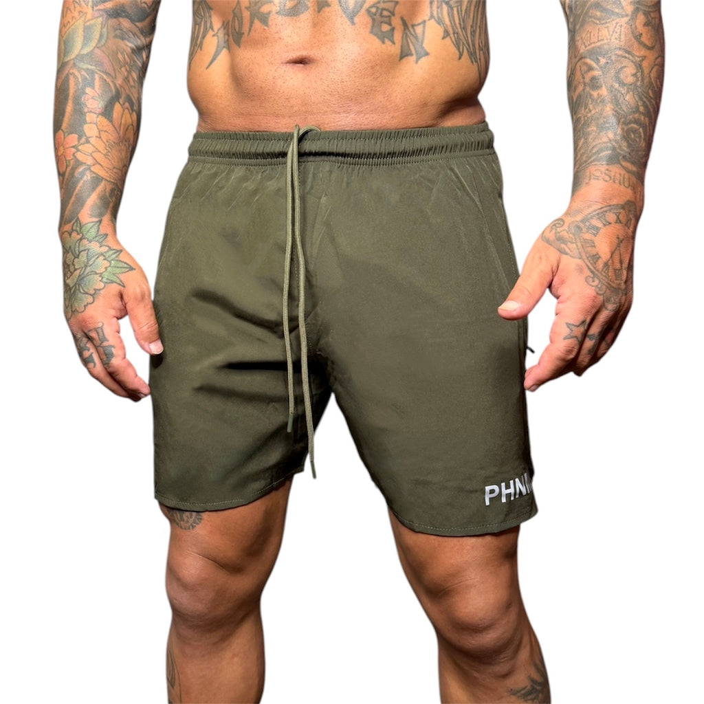 PHNM AirLite Training Shorts - Military Green