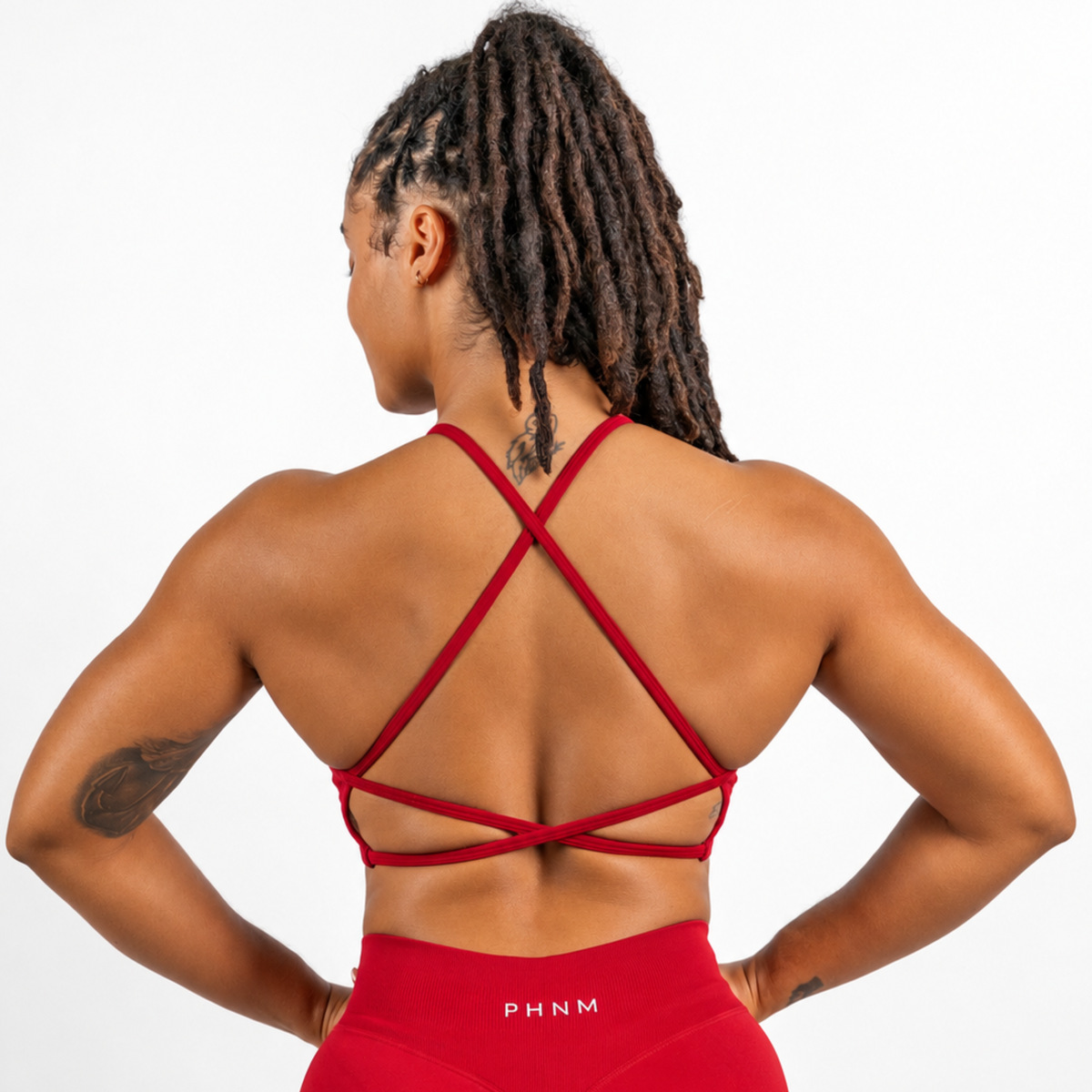 Crown Gems Crossback Strappy Bra | Ruby Red