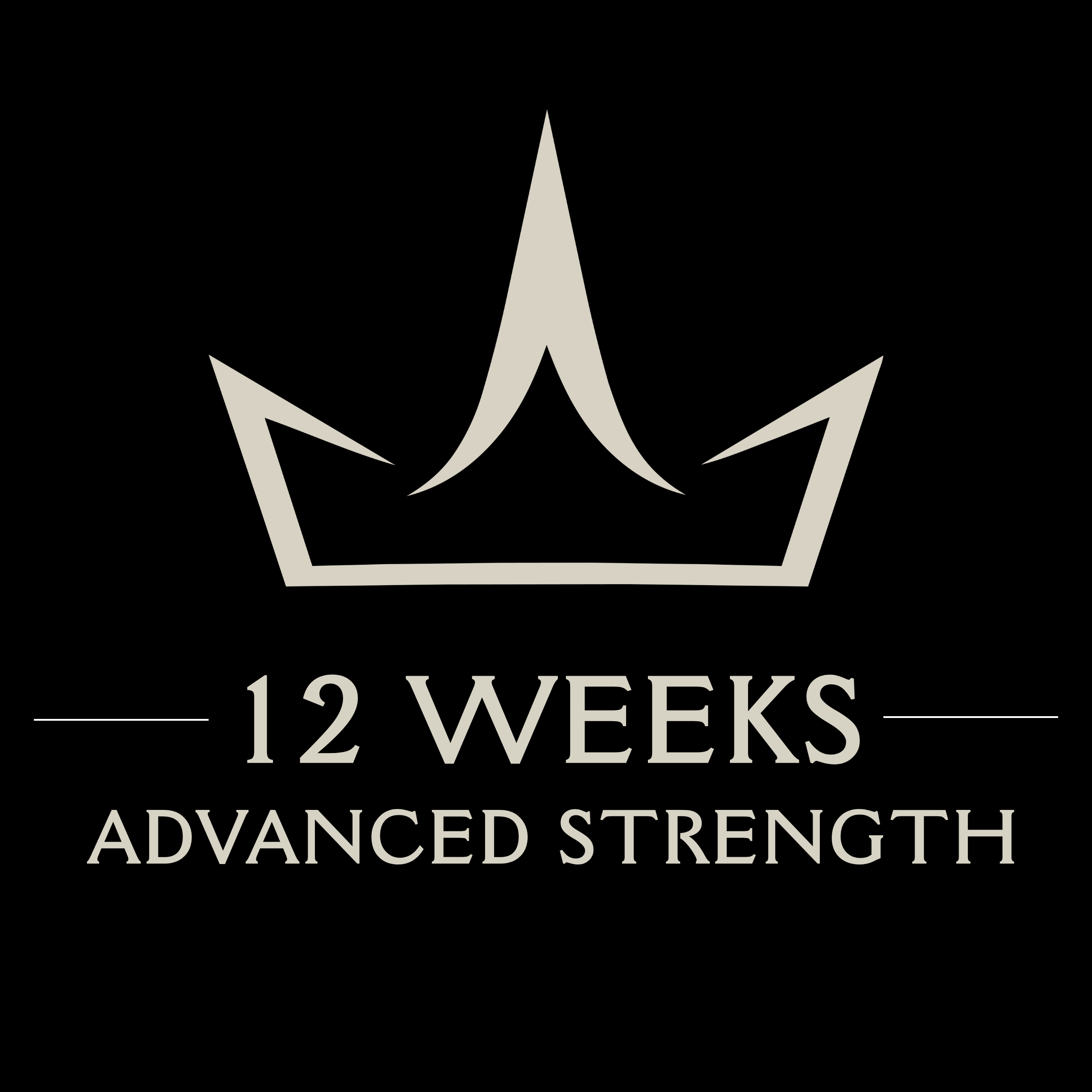 ADVANCED STRENGTH PROGRAM – 12 WEEKS | DIGITAL DOWNLOAD