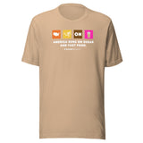 Sugar & Fast Food Unisex t-shirt